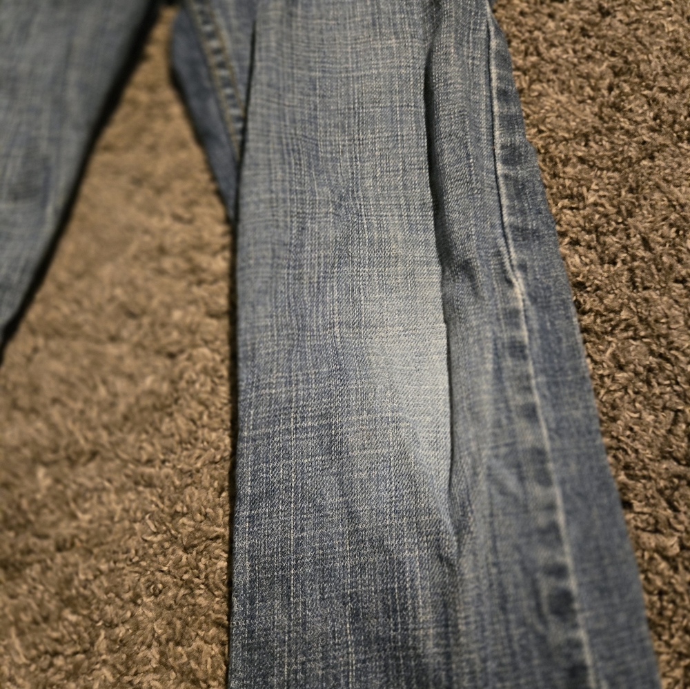 LEVIS slim straight distressed jeans 514 8reg 24/22 - Picture 3 of 9